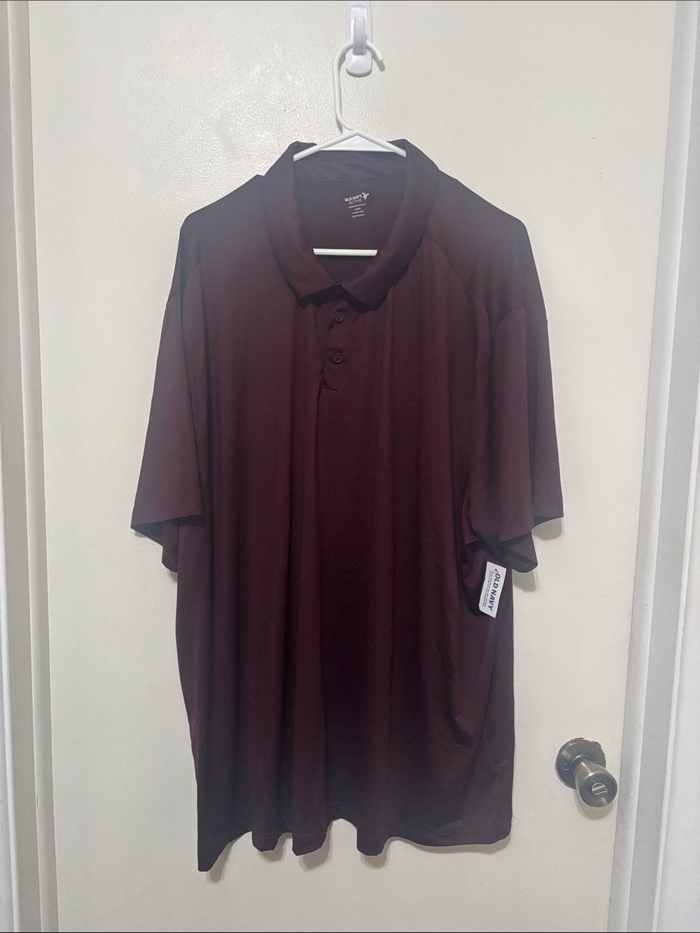 Old Navy Men's Polo Shirt - Burgundy